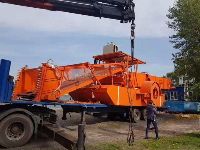 laatste bedrijfsnieuws over Vier aqautic onkruidmaaimachines worden verscheept aan Filippijnen  0